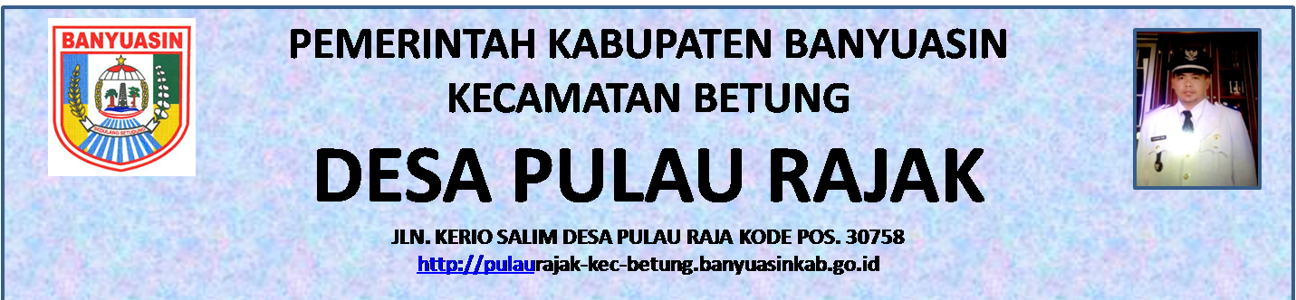 Website Desa Pulau Rajak Kecamatan Betung Kabupaten Banyuasin